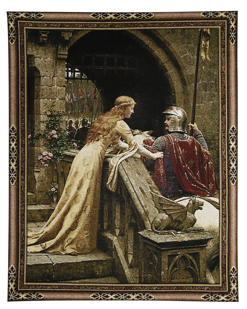 44 WALL JACQUARD WOVEN TAPESTRY Godspeed - Leighton Art MEDIEVAL