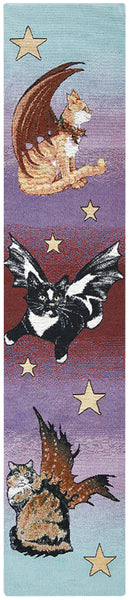 Bell Pull- 3 Fairy Cats