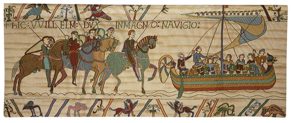 Bayeux Tapestry- William in a great ship